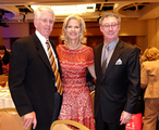 Dr. Christian with Lora and Jim Watts. Lora was the Co-Chair of the Book and Author Luncheon!