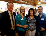 Dr. Christian with Barbie Scharf-Zeldes and our Interns Haley Titsworth and Gilbert Vazquez at her Rally at the Red Barn.