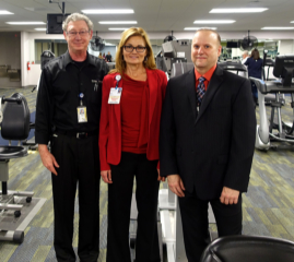 Dr. Christian, Rene Fletcher RN, Nurse Director and Jim Willis, Methodist VP of CardioVascular Services. 