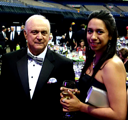 Dr. Gary West with his favorite Hi-Lo Trainer, Elydia Ybarbo at the Sports Foundation Hall of Fame Gala!