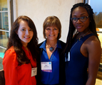 Interns Victoria and Laura with Zan Vautrinot at the Impact SA event!