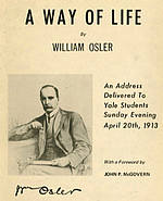 Osler explains his thoughts on living life in "day-tight compartments"