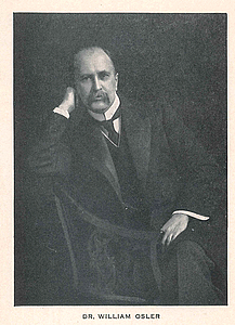 Most of the editions have a portrait of Osler in various poses.