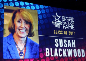 Congratulations to Dr. Susan Blackwood who was inducted into the San Antonio Sports Hall of Fame Class of 2017!